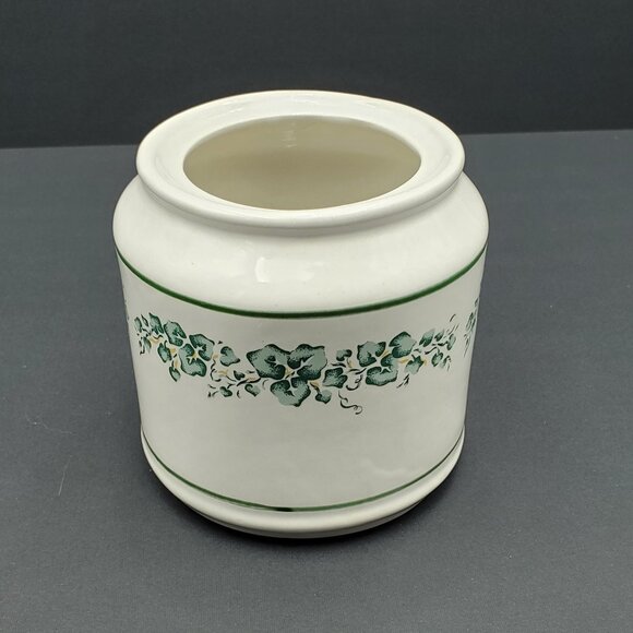 Corelle Callaway Small Canister Corning Callaway Green Ivy Leaves Lidded Jar - Picture 6 of 6